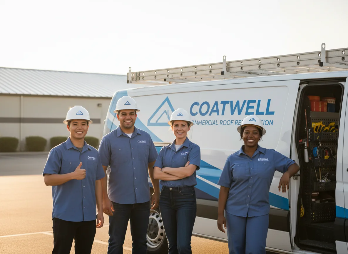 Commercial roof coating company in Heavener, OK